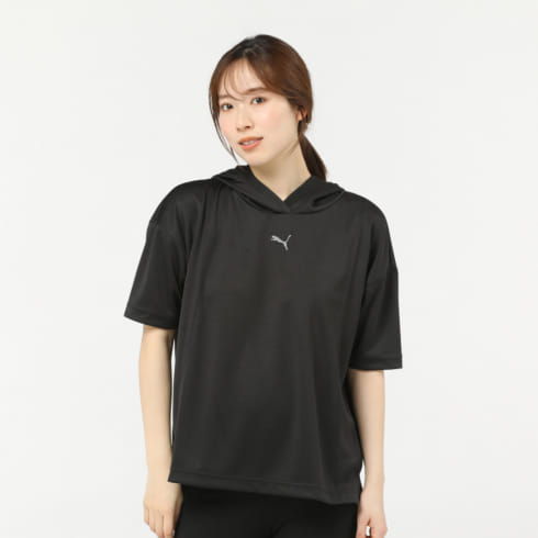 プーマ レディース 半袖 Tシャツ HER SS フーディ スウェット DRY SS