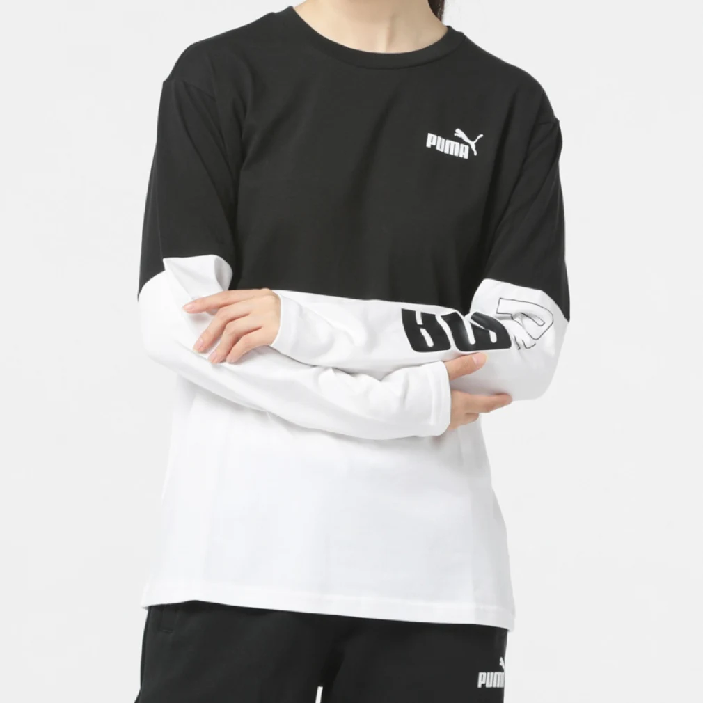 プーマ レディース 長袖 Tシャツ PUMA POWER LS Tシャツ 677705 02 スポーツウェア PUMA  2023fw_pm_cl｜公式通販 アルペングループ オンラインストア