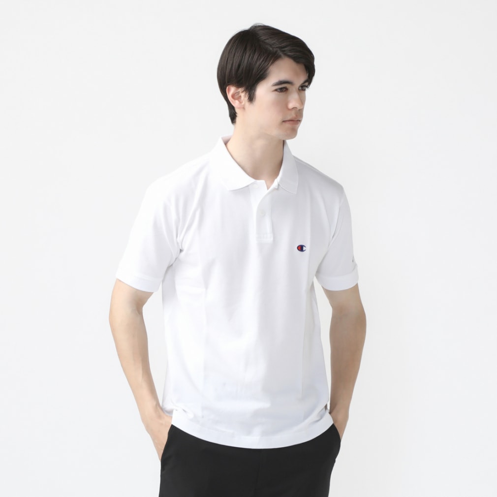 チャンピオン メンズ 半袖 ポロシャツ SHORT SLEEVE POLO SHIRT C3