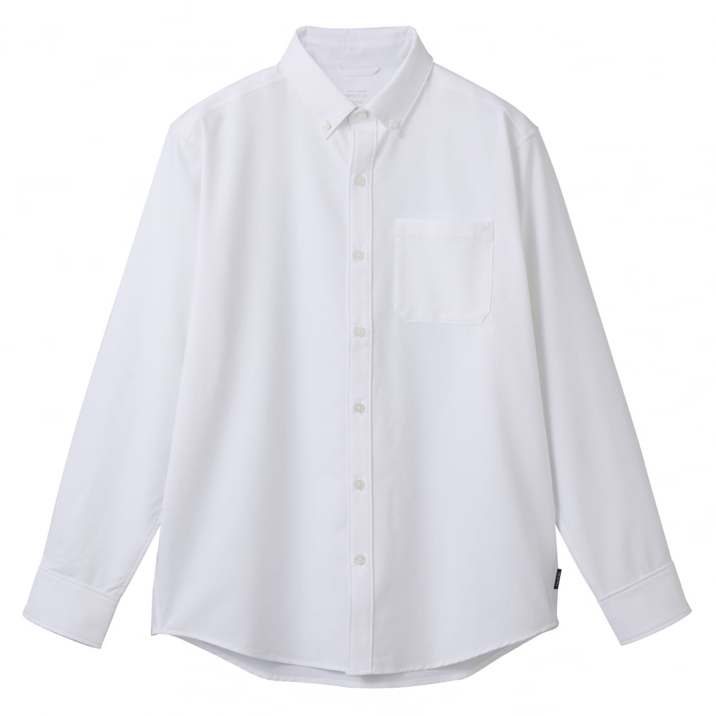 デサント メンズ 長袖 シャツ THE ONE Soft Stretch Buttondown Shirt