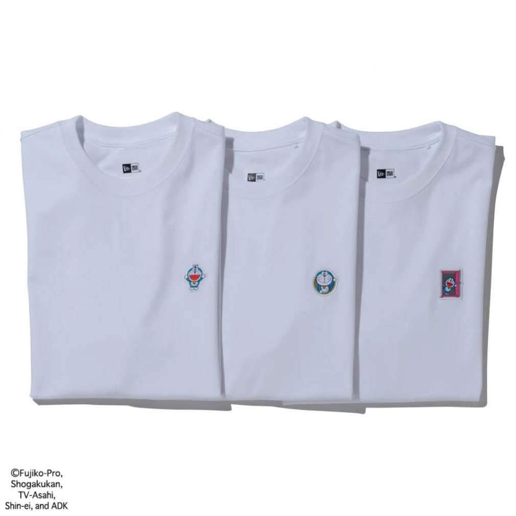 ニューエラ メンズ 半袖 Tシャツ 3P PACK TEE DORAEMON ASSORT WAPPEN 14174069 スポーツウェア ：  ホワイト NEW ERA