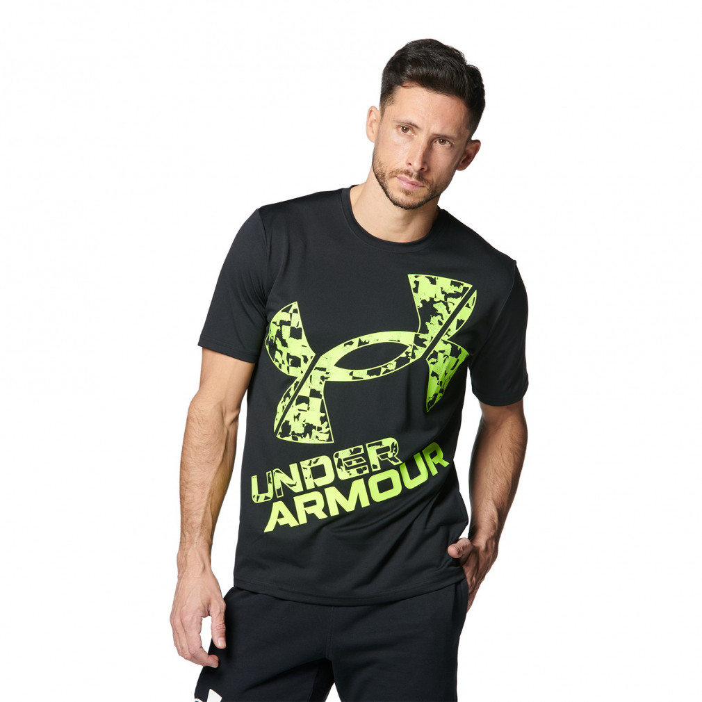 アンダーアーマー メンズ 半袖 機能 Tシャツ UAテック XLロゴ ショートスリーブTシャツ 1384796 スポーツウェア UNDER  ARMOUR yoridori