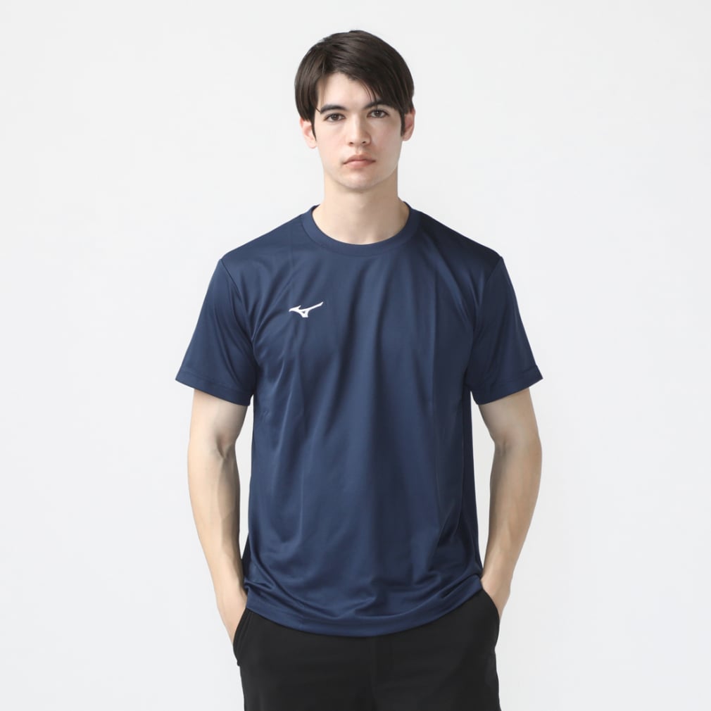 ミズノ メンズ 半袖 機能 Tシャツ ナビドライTシャツ 半袖・丸首・メンズ 32MA1190 スポーツウェア MIZUNO
