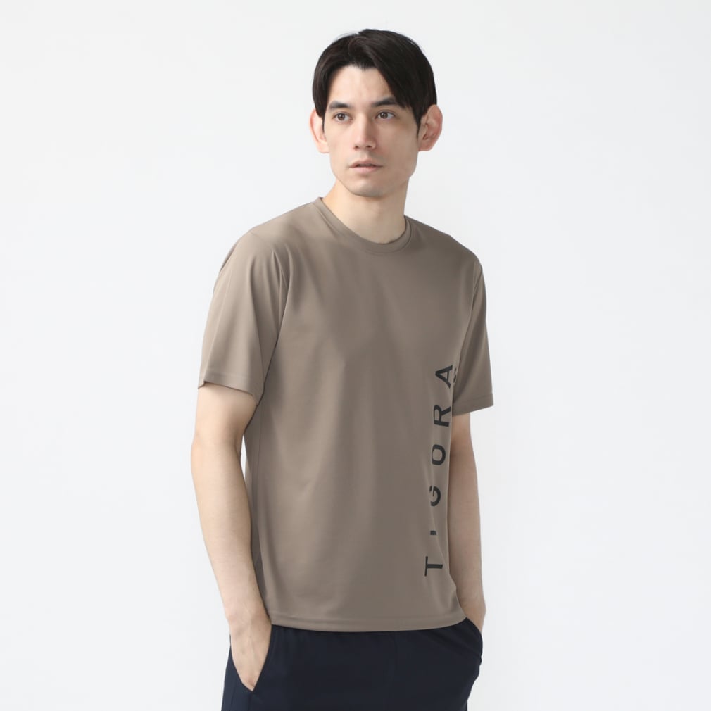 ティゴラ メンズ 半袖 機能 Tシャツ ドライメッシュTシャツ TR 