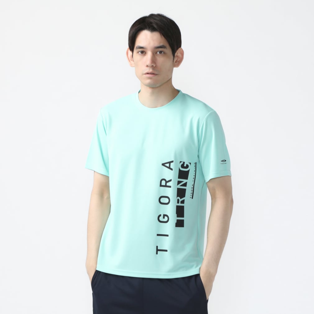 ティゴラ メンズ 半袖 機能 Tシャツ ドライメッシュTシャツ TR 