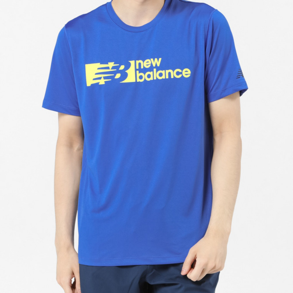 ニューバランス メンズ 半袖 機能 Tシャツ グラフィックショートスリーブ Tシャツ AMT31074 スポーツウェア New Balance