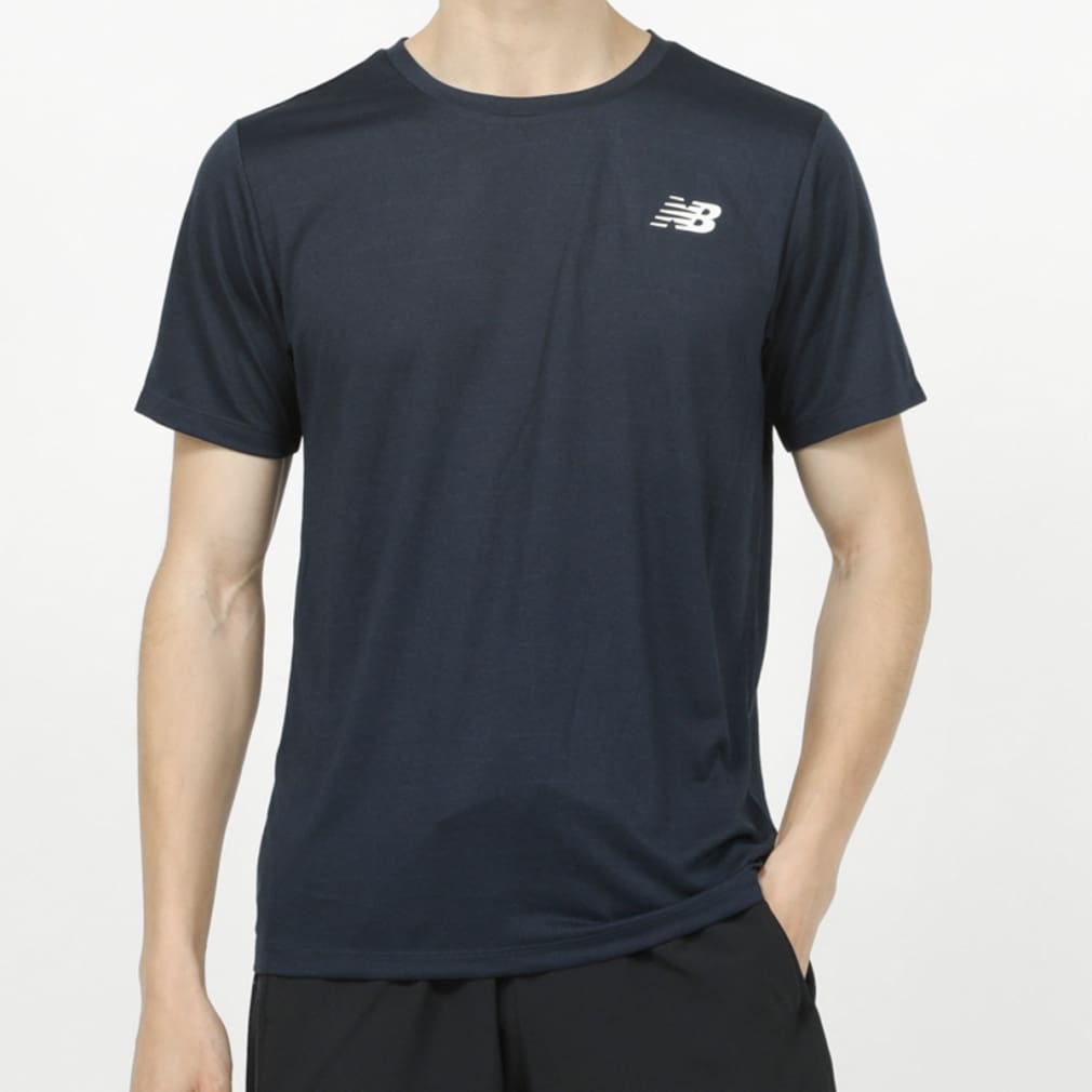 ニューバランス メンズ 半袖 機能Tシャツ ショートスリーブ Tシャツ AMT01012 ECL スポーツウェア ： ネイビー New Balance  2303_ms｜公式通販 アルペングループ オンラインストア