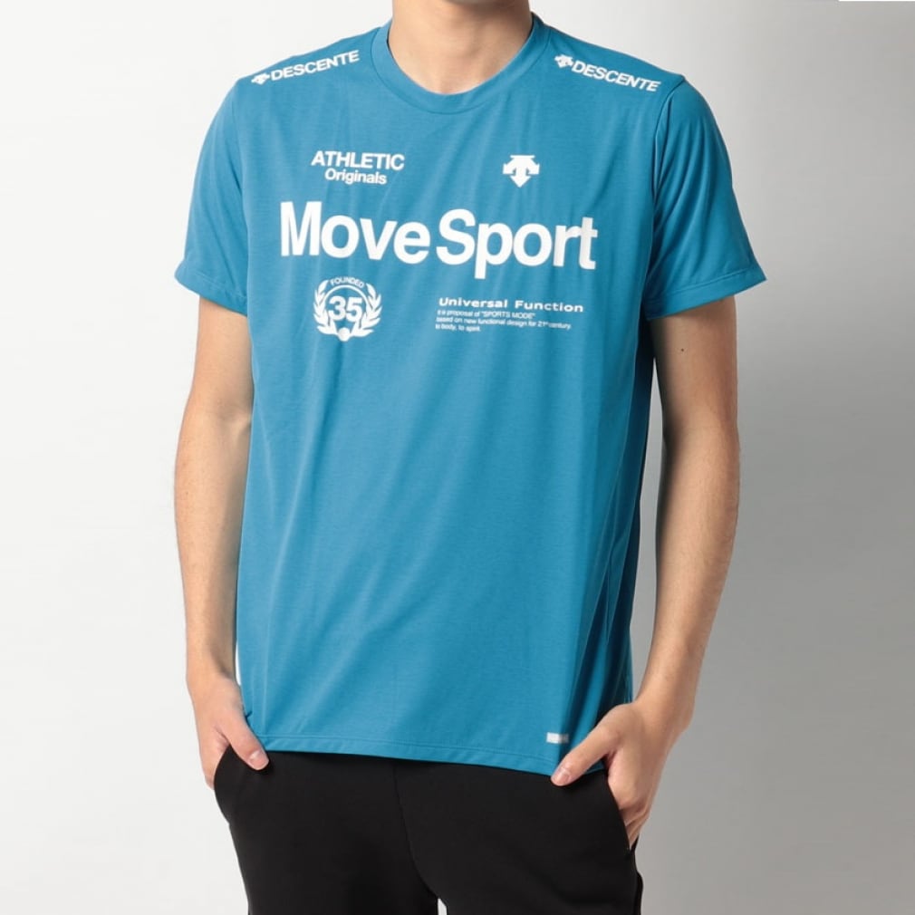 DESCENTE Move Sport Tシャツ M ネイビー 通販