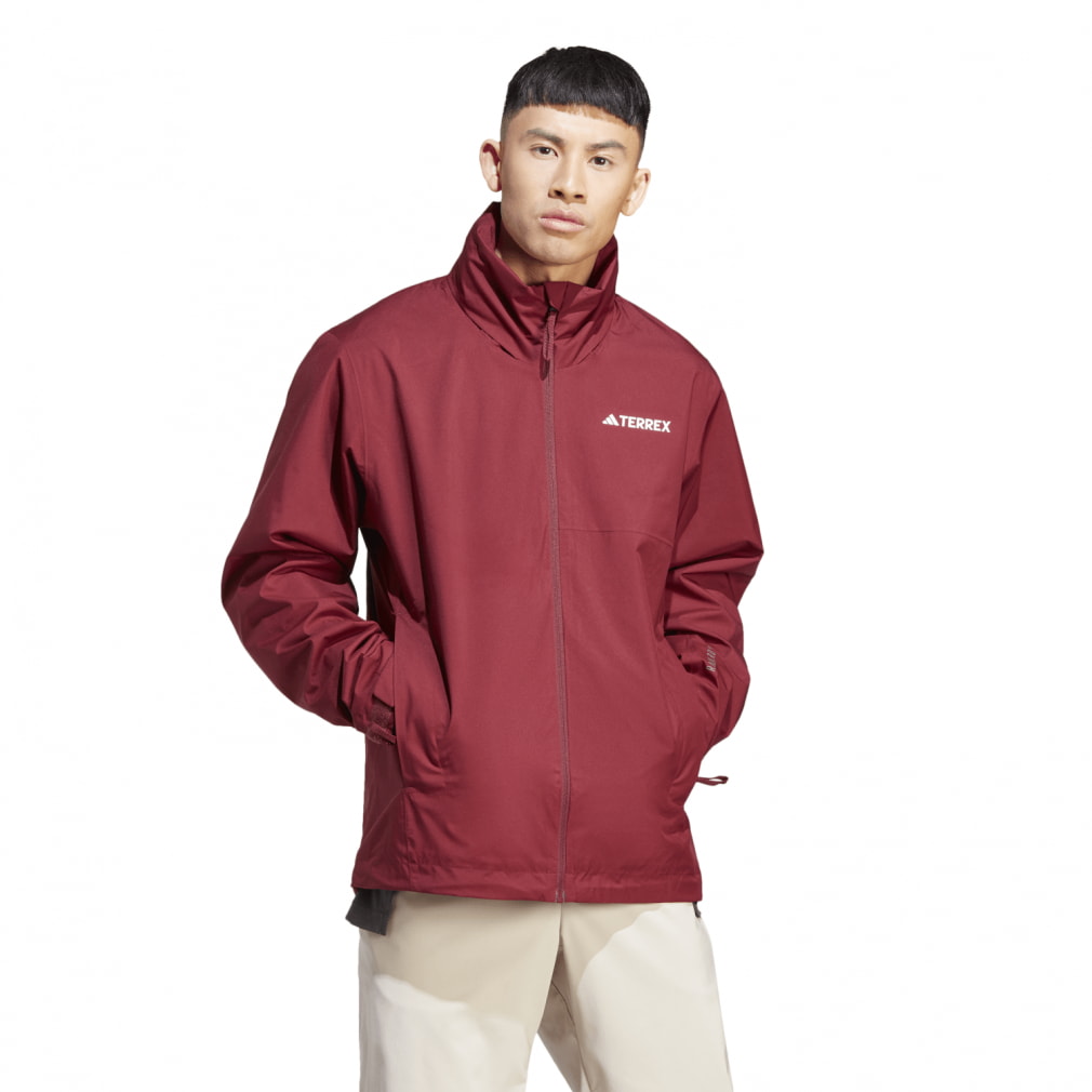 アディダス メンズ ウインドジャケット MT RR Jacket RB364 IA1815 スポーツウェア ： レッド×ホワイト adidas