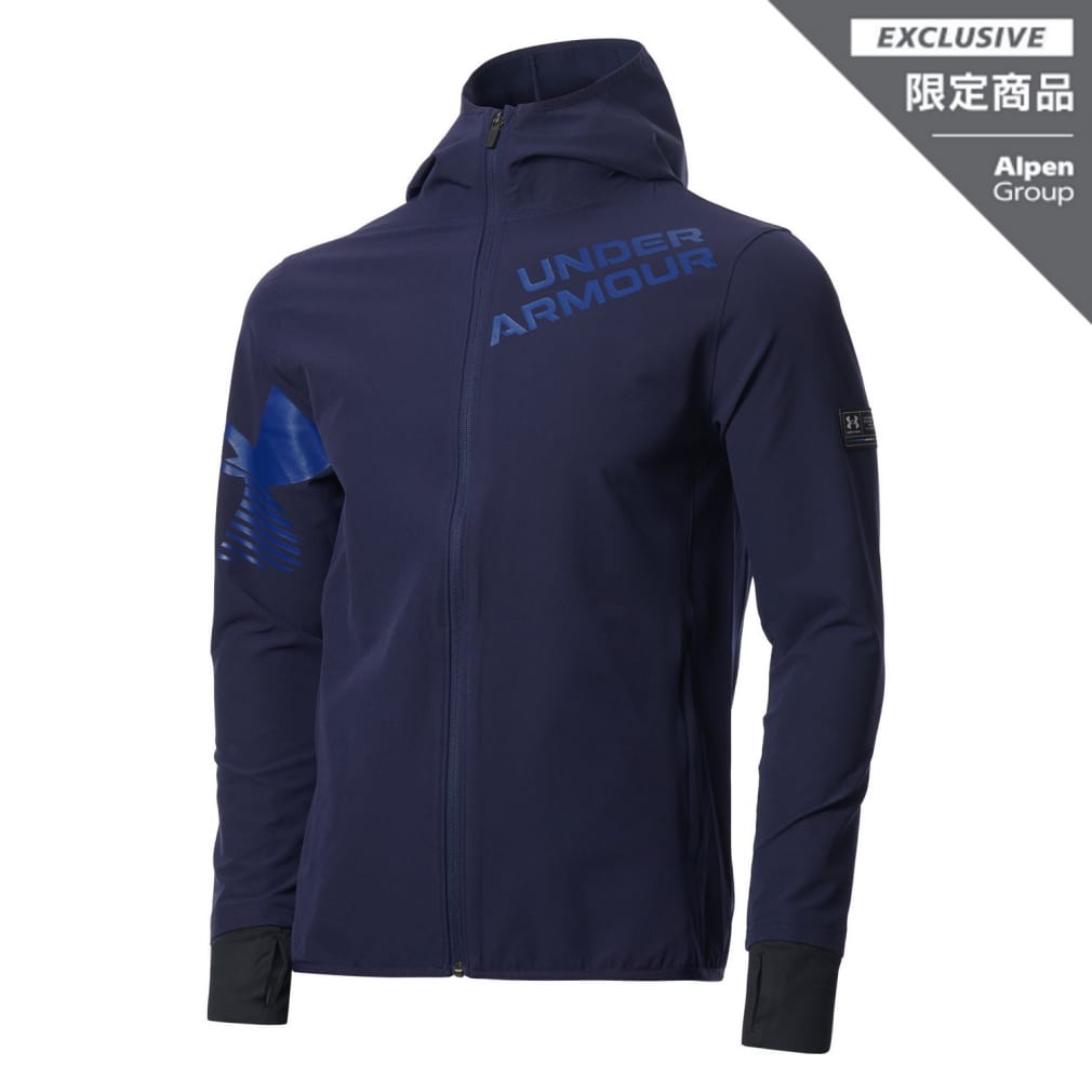 アンダーアーマー メンズ ウインドジャケット UA STORM WOVEN JACKET 1375921 スポーツウェア アルペン・スポーツデポ限定  UNDER ARMOUR