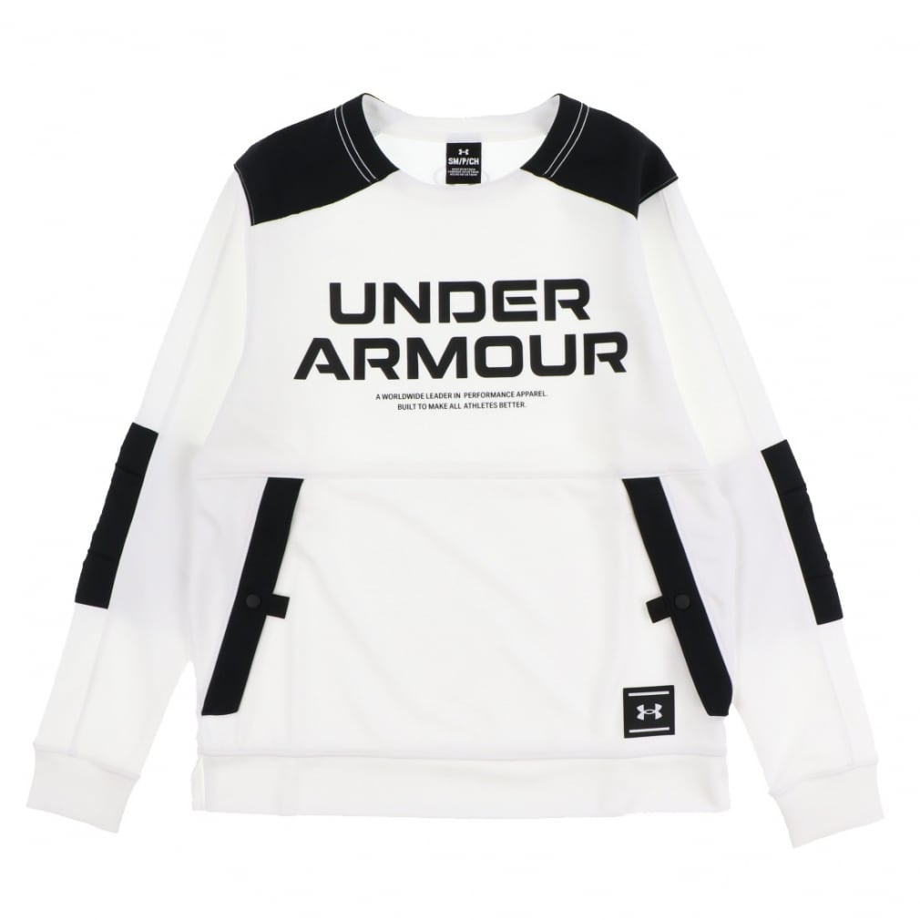 アンダーアーマー メンズ 長袖 ジャージジャケット UA PERFORMANCE KNIT HYBRID CREW 1375915 スポーツウェア  UNDER ARMOUR