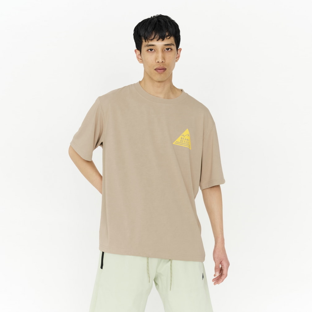 TIGORA by BEAMS DESIGN メンズ アウトドア 半袖 Tシャツ MVSコットンロゴ Tシャツ TR-9P1183TS
