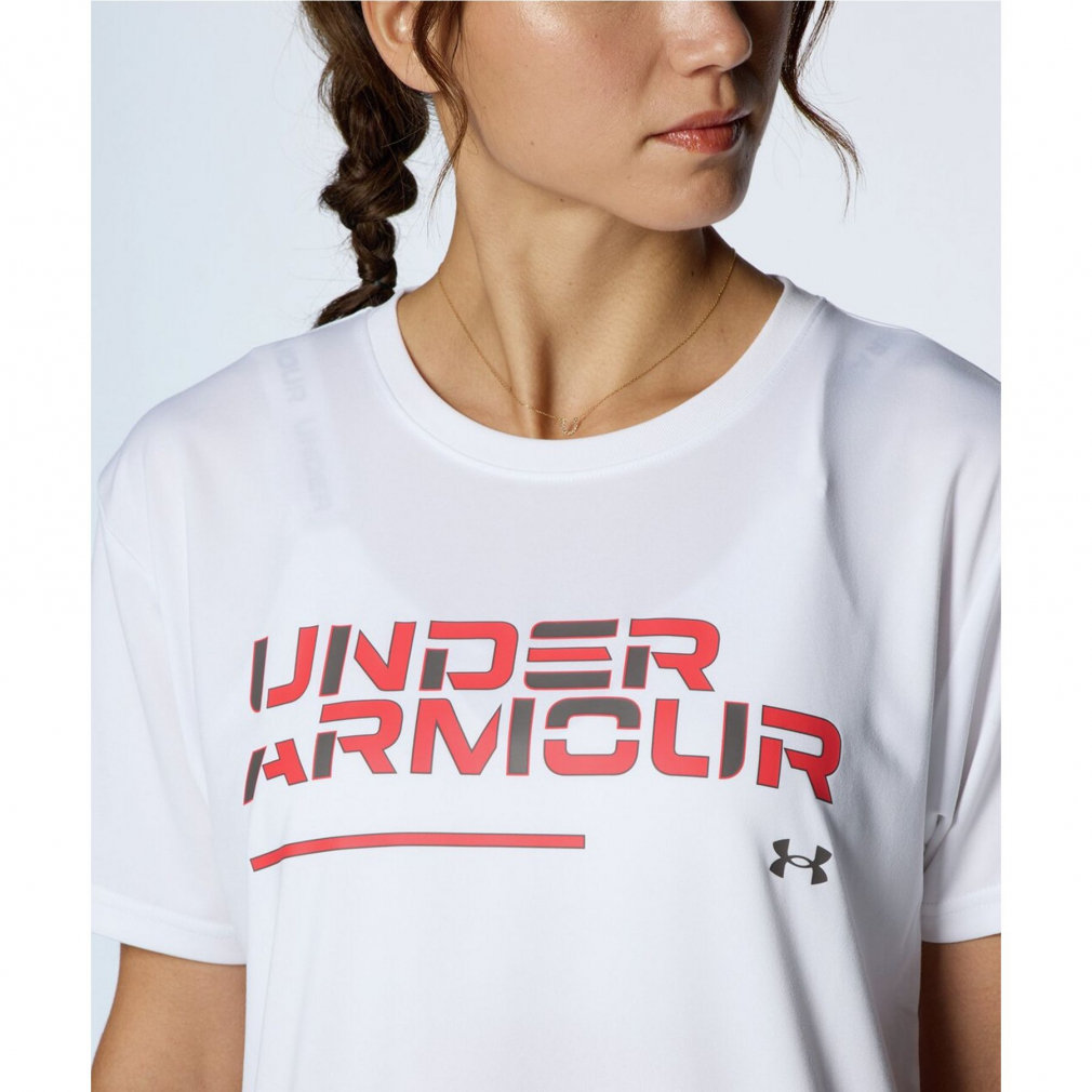 アンダーアーマー レディース 半袖 機能 Tシャツ UAテック クロップ ショートスリーブTシャツ 1384709 スポーツウェア UNDER  ARMOUR｜公式通販 アルペングループ オンラインストア
