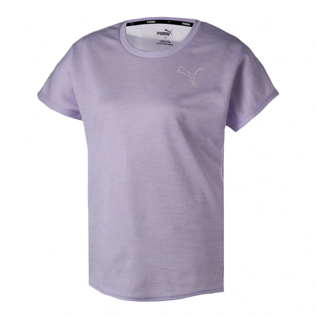 プーマ レディース 半袖 機能 Tシャツ ACTIVE メッシュ ヘザー Tシャツ