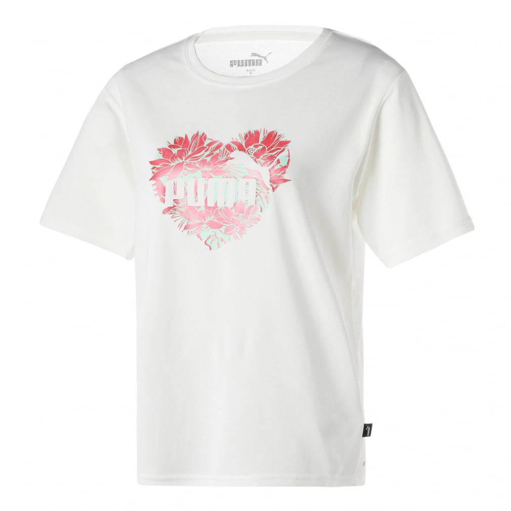 プーマ レディース 半袖 機能 Tシャツ PTC ハートグラフィック Tシャツ 