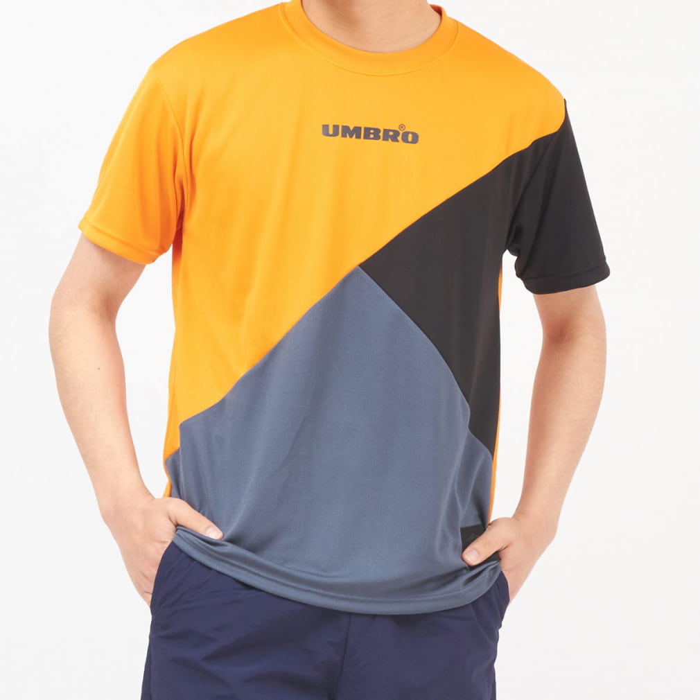 アンブロ 半袖機能Tシャツ HE カラーブロックTシャツ ULURJA59 スポーツウェア UMBRO 2303_ms｜公式通販 アルペングループ  オンラインストア
