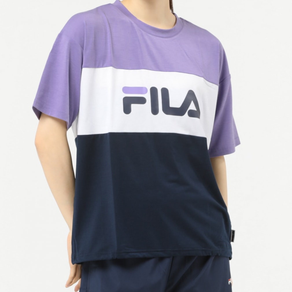 フィラ レディース 半袖 機能 Tシャツ ウエストドロスト Tシャツ FL-9A20113TS スポーツウェア FILA