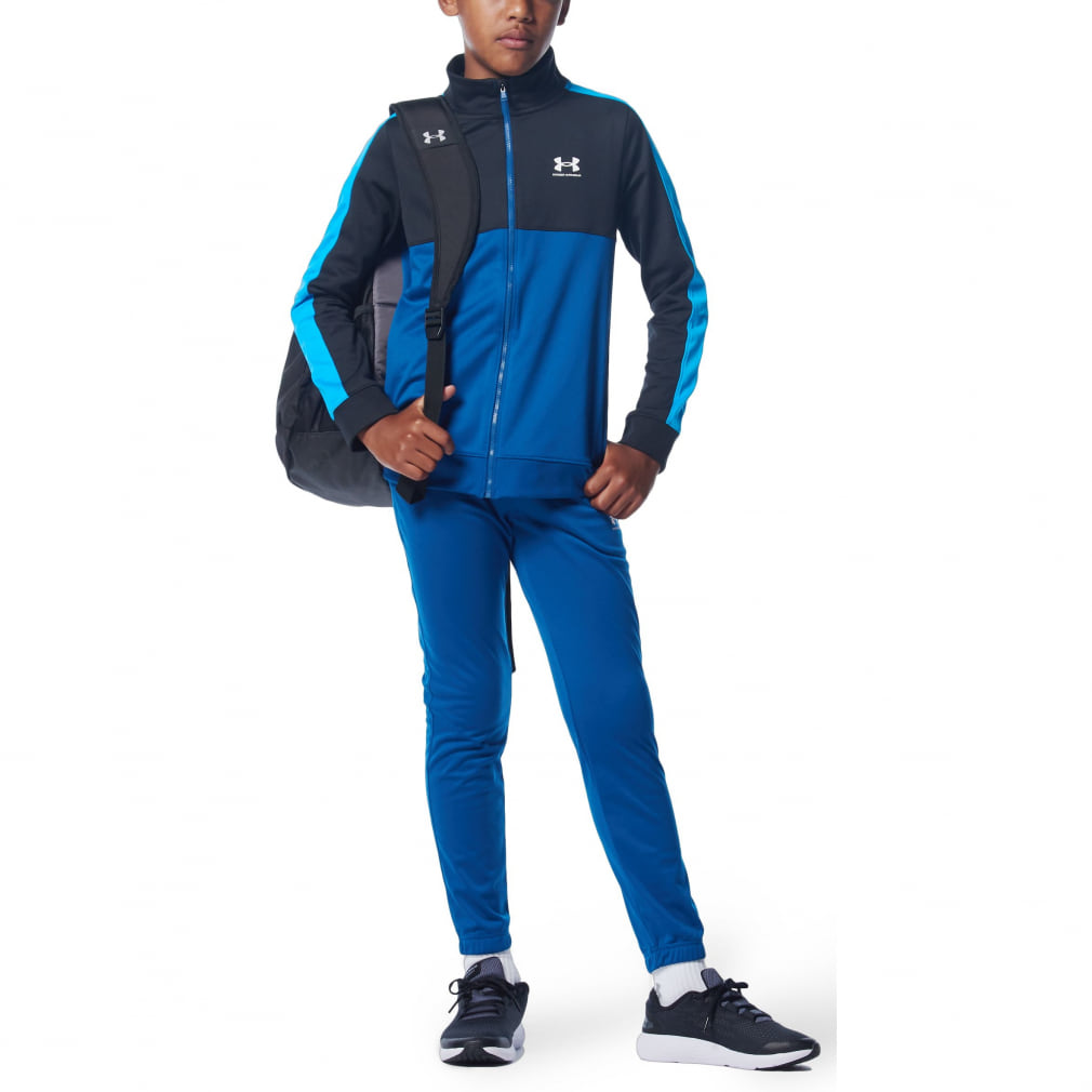 アンダーアーマー ジュニア キッズ 子供 ジャージ上下セット Ua Color Block Knit Track Suit スポーツウェア Under Armour 公式通販 アルペングループ オンラインストア