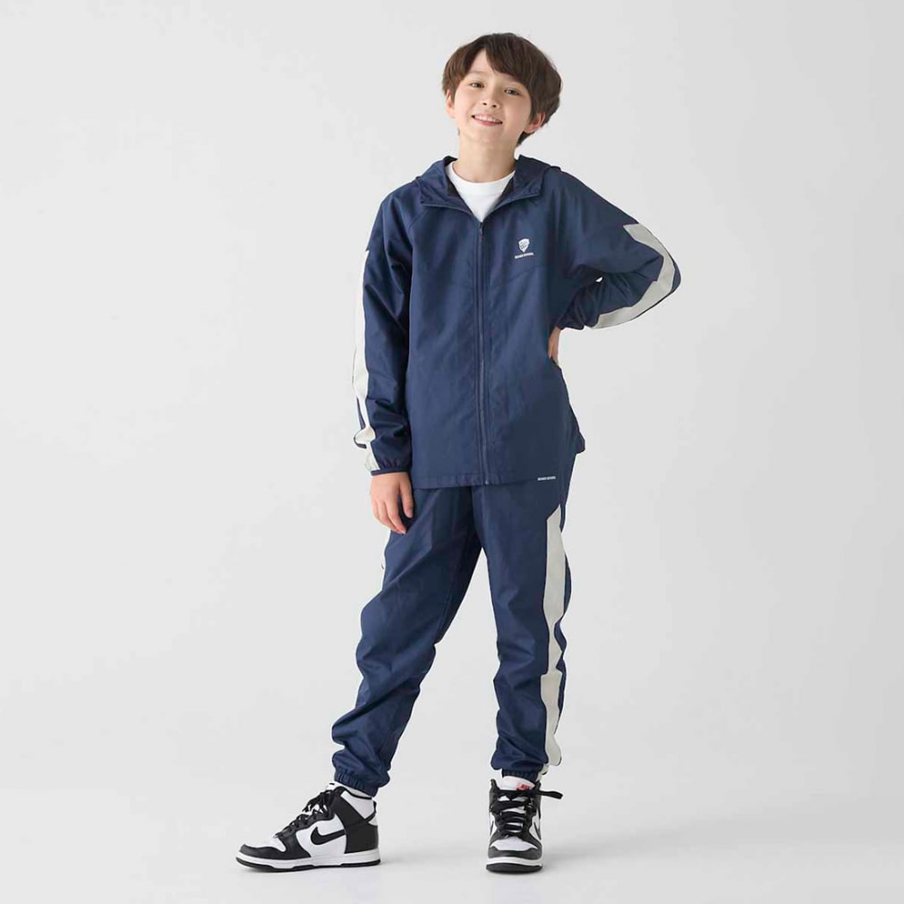 ビームス ジュニア キッズ 子供 ウインド 上下セット BEAMS SCHOOL キッズ ウィンドブレーカー上下セット 143-202 スポーツウェア  BEAMS