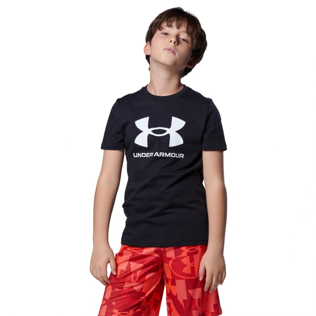 アンダーアーマー ジュニア キッズ 子供 半袖tシャツ Ua Sportstyle Logo Ss スポーツウェア Under Armour 公式通販 アルペングループ オンラインストア