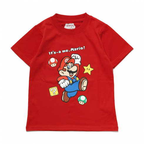 ファインプラス ジュニア キッズ 子供 半袖 Tシャツ マリオ KIDS