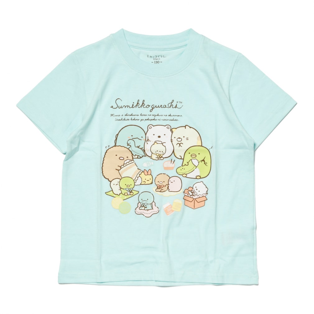 ファインプラス ジュニア キッズ 子供 半袖tシャツ すみっコぐらし Girls しろくまぬいぐるみtシャツ スポーツウェア Fine Plus 公式通販 アルペングループ オンラインストア