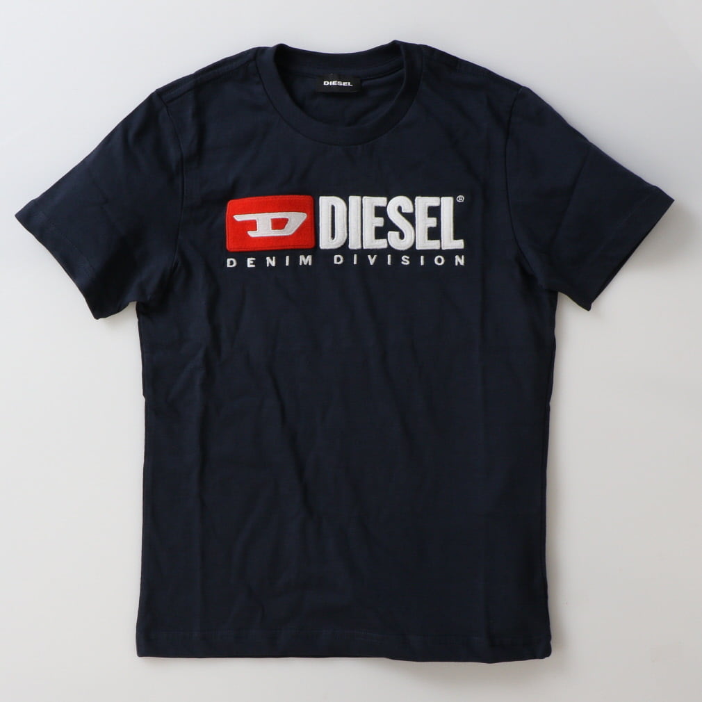 ディーゼル ジュニア キッズ 子供 半袖Tシャツ 半袖Tシャツ コットン カットソー TJUSTDIVISION T-SHIRT 00j47v  DIESEL