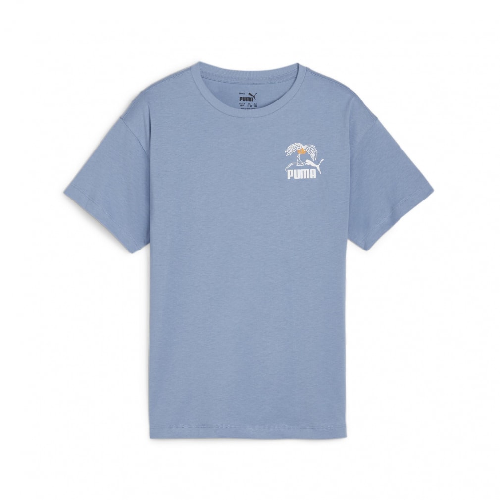 プーマ ジュニア キッズ 子供 半袖 Tシャツ ESS+ MID 90s バックプリント Tシャツ 681329 スポーツウェア PUMA