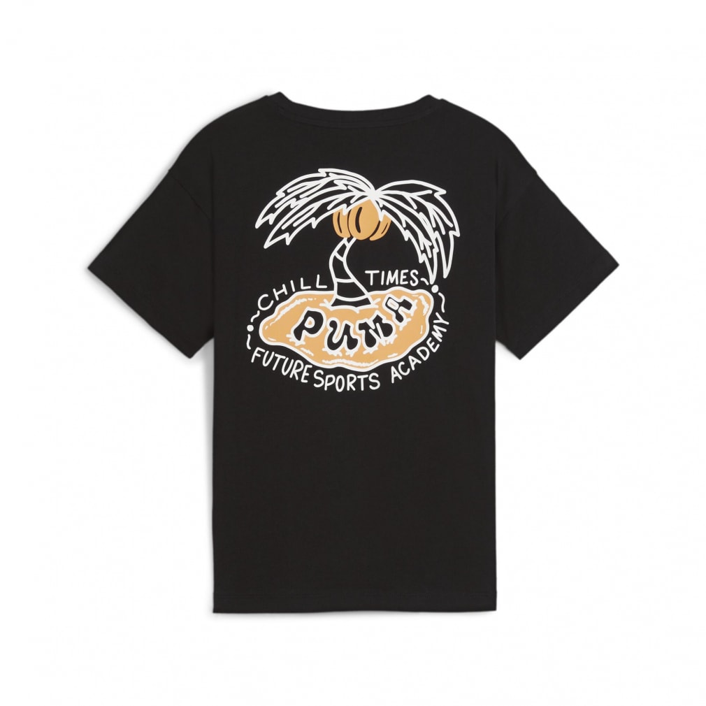 プーマ ジュニア キッズ 子供 半袖 Tシャツ ESS+ MID 90s バックプリント Tシャツ 681329 スポーツウェア PUMA