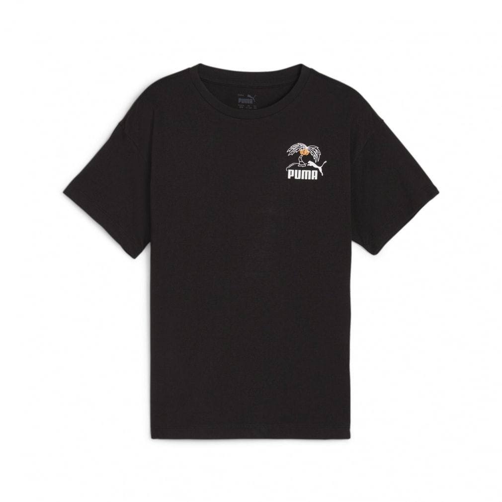 プーマ ジュニア キッズ 子供 半袖 Tシャツ ESS+ MID 90s バックプリント Tシャツ  681329 スポーツウェア PUMA