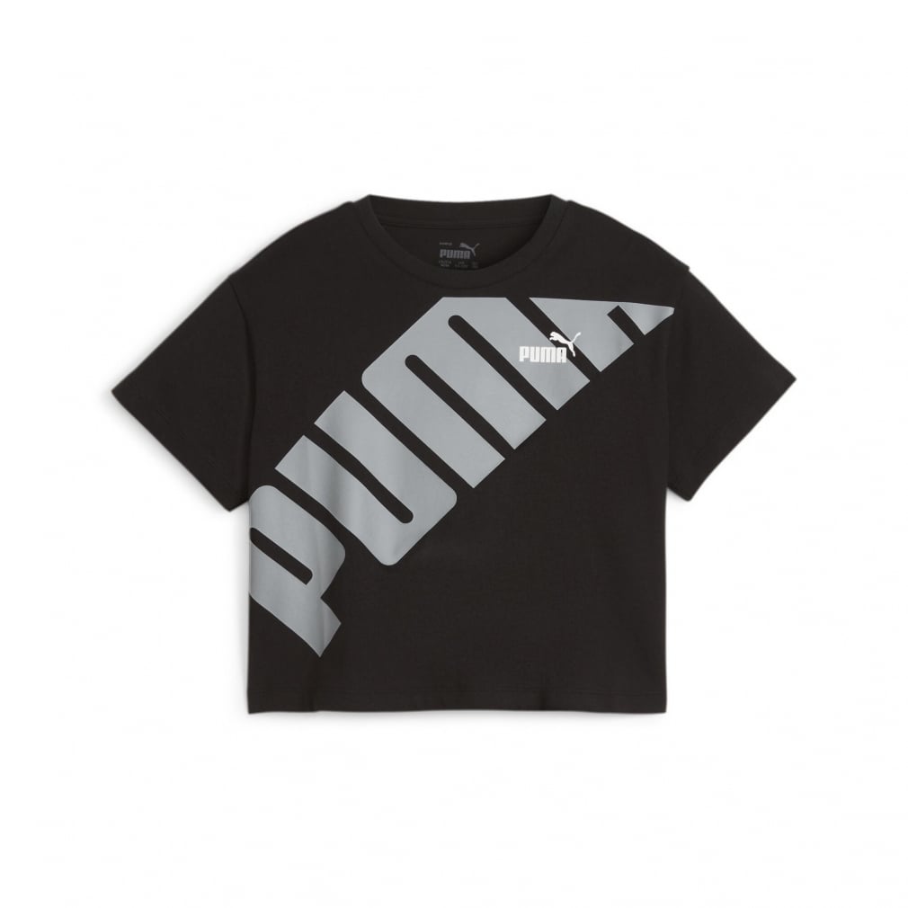 プーマ ジュニア キッズ 子供 半袖 Tシャツ PUMA POWER クロップド Tシャツ 681357 スポーツウェア PUMA