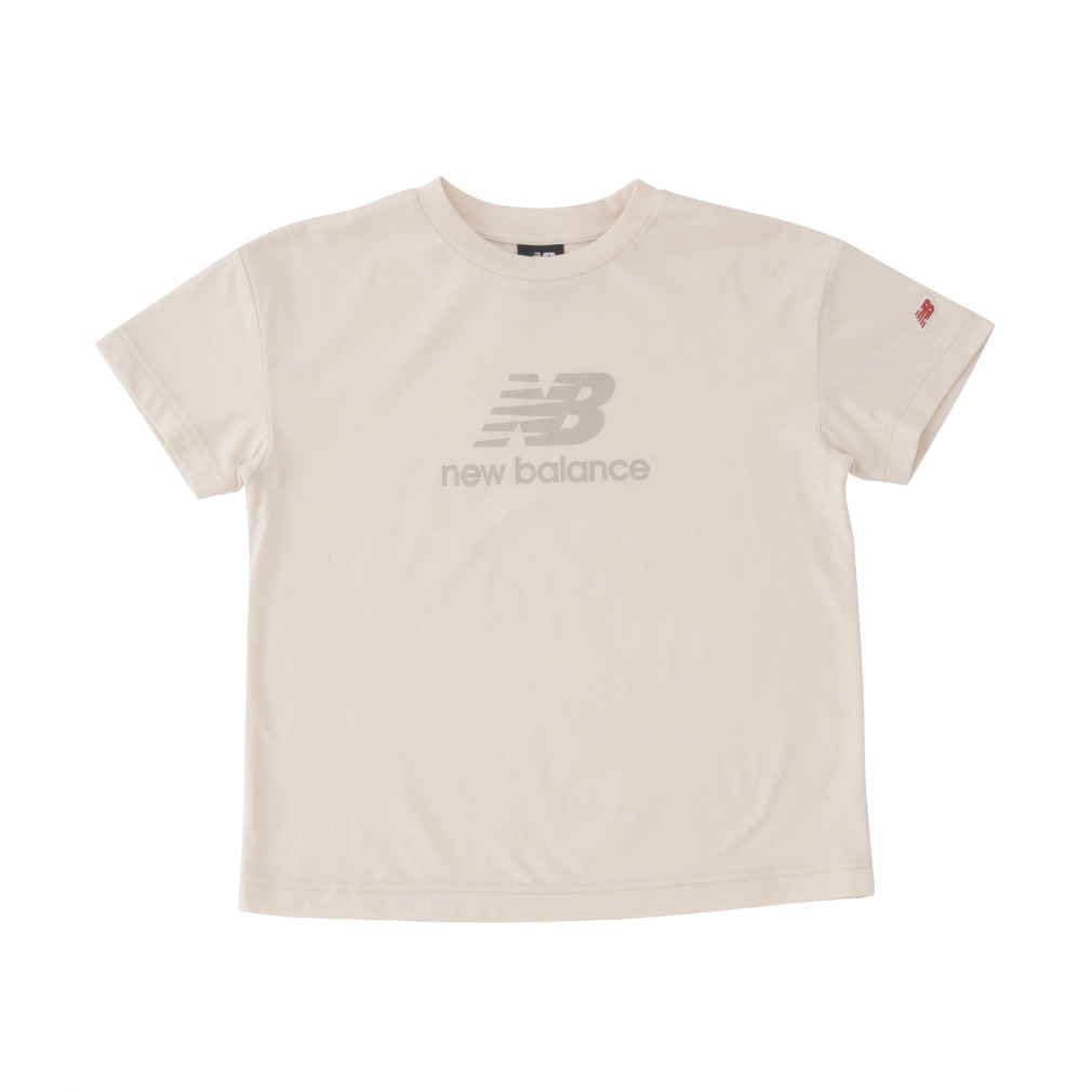 ニューバランス ジュニア キッズ 子供 半袖 Tシャツ ショートスリーブTシャツ 吸水速乾 Stacked logo ABT45065 スポーツウェア  New Balance