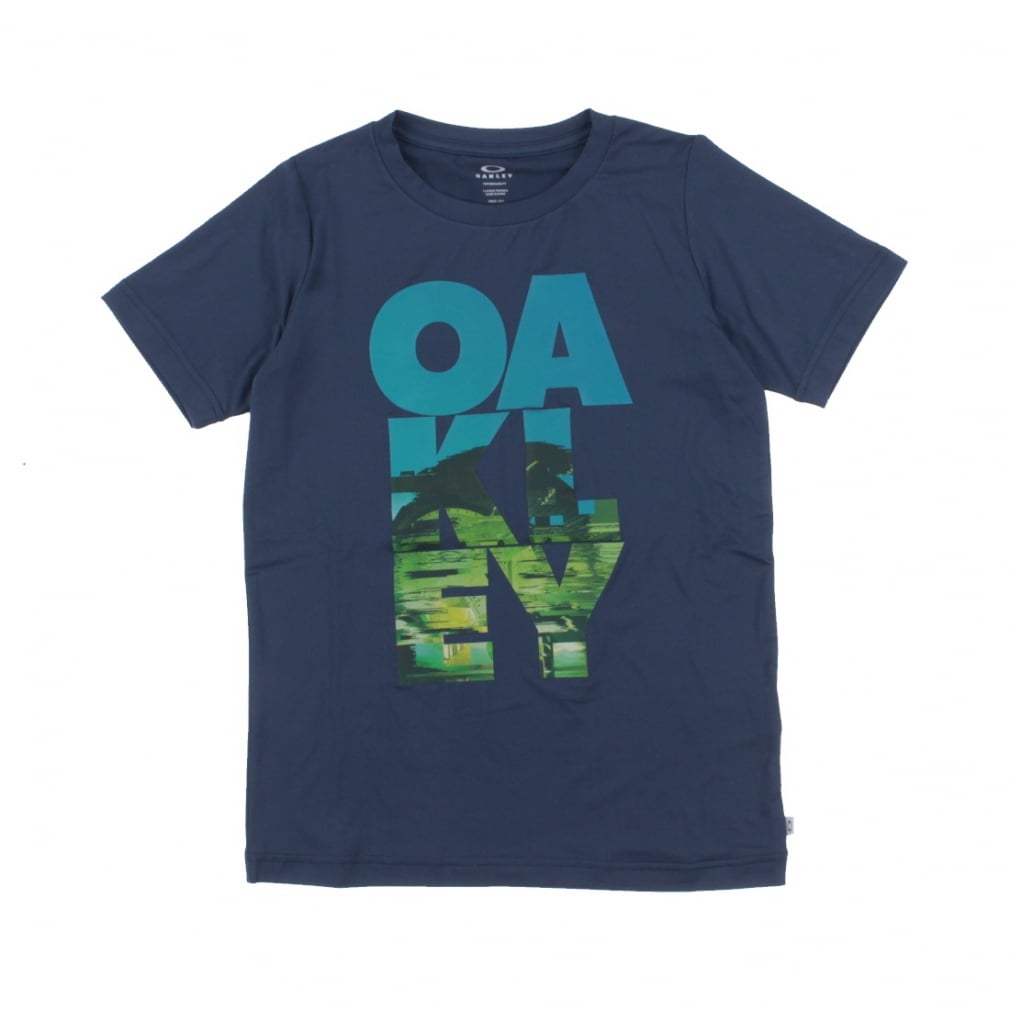 オークリー ジュニア キッズ 子供 半袖 機能 Tシャツ EN QDEVO SS TEE BOLD YTR 7.0 FOA406398 スポーツウェア OAKLEY 24ss_cl_oak