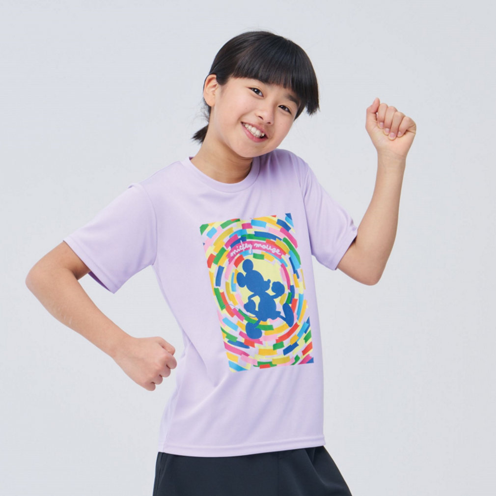 ディズニー ジュニア キッズ 子供 半袖 機能 Tシャツ 接触冷感Tシャツ DN-9C42144TS スポーツウェア Disney